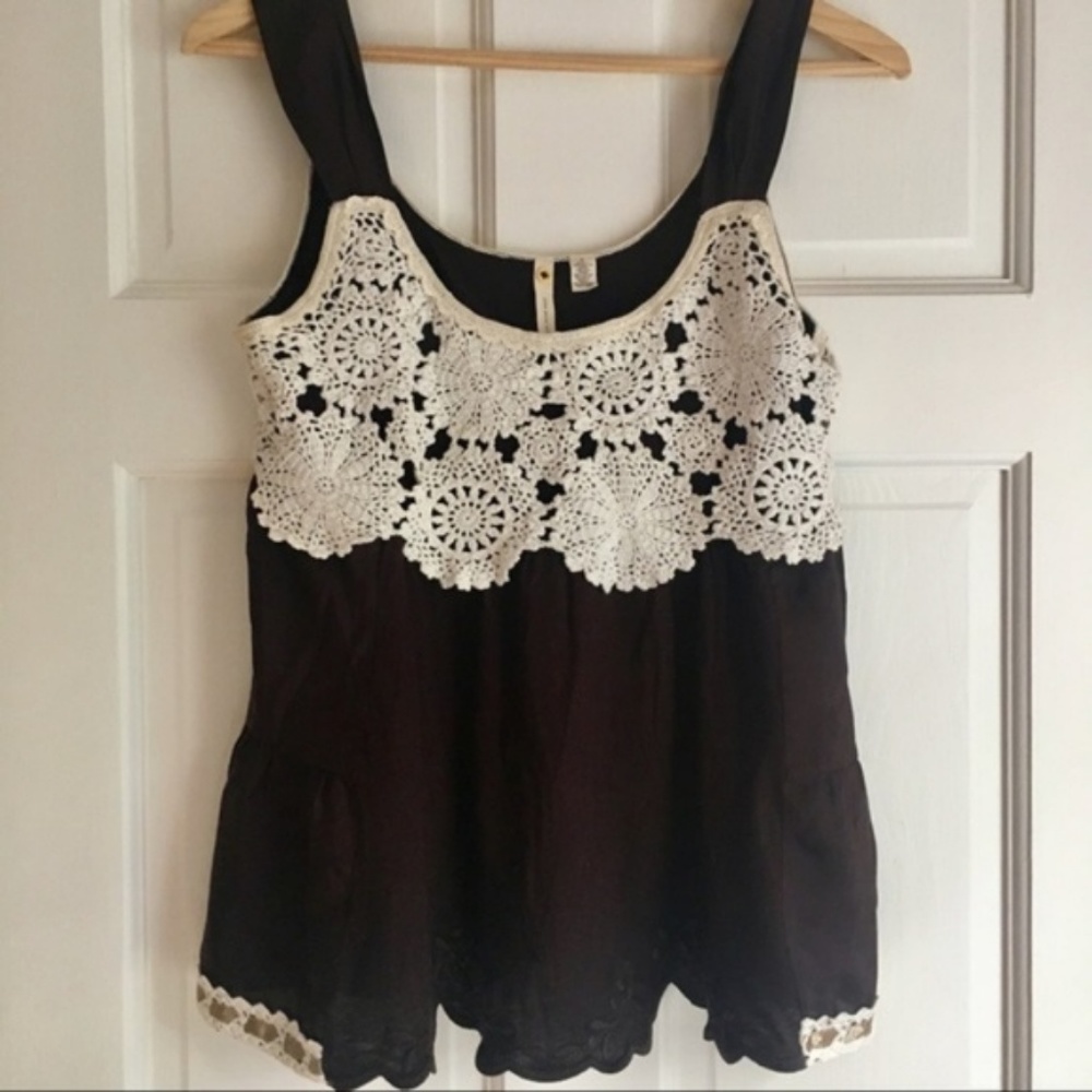 anthropologie crocheted tank!